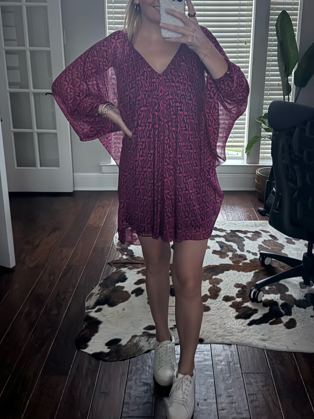 DVF Batwing Shift Dress